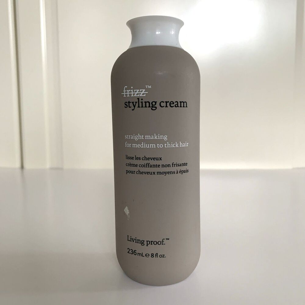 Living Proof Styling Cream Straight Making for Medium to Thick Hair No Frizz 8oz